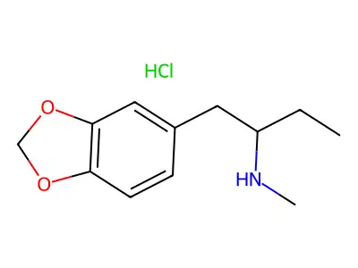 N-甲基-1-(1,3-苯并二氧杂环戊-5-基)-2-丁胺 structure