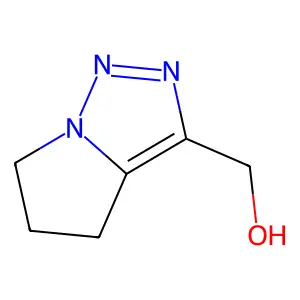 (4H,5H,6H-pyrrolo(1,2-c)(1,2,3)triazol-3-yl)methanol structure
