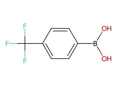 4-(Trifluoromethyl)phenylboronic acid structure