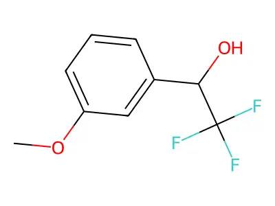 2,2,2-Trifluoro-1-(3-methoxyphenyl)ethanol structure