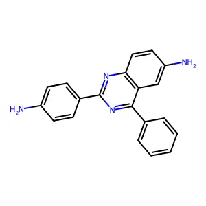 2-(4-Aminophenyl)-4-phenylquinazolin-6-amine structure
