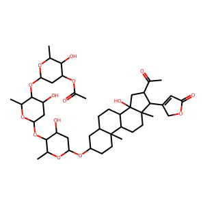 Digitoxin, diacetate structure