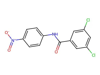 3,5-dichloro-N-(4-nitrophenyl)benzamide structure
