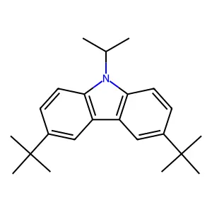 3,6-Ditert-butyl-9-propan-2-ylcarbazole structure