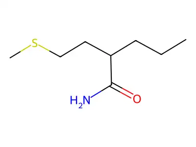 戊酰胺, 2-(2-(甲硫基)乙基)- structure