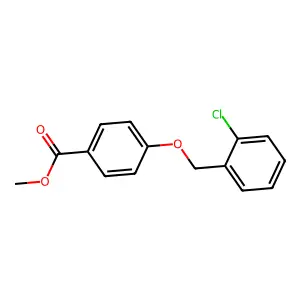 Methyl 4-[(2-chlorobenzyl)oxy]benzoate structure