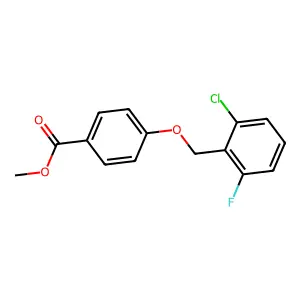 Methyl 4-[(2-chloro-6-fluorophenyl)methoxy]benzoate structure