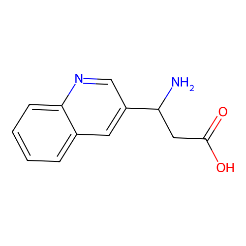 3-Amino-3-(quinolin-3-yl)propanoic acid structure