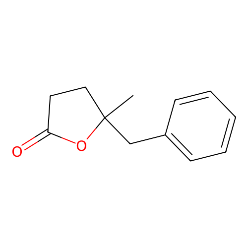 5-Benzyl-5-methyltetrahydrofuran-2-one structure