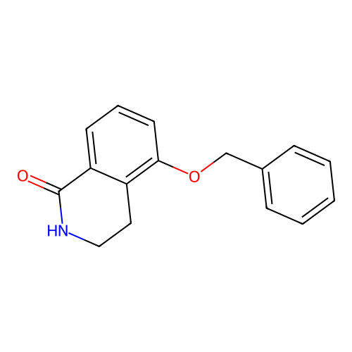 5-(Benzyloxy)-3,4-dihydroisoquinolin-1(2H)-one structure