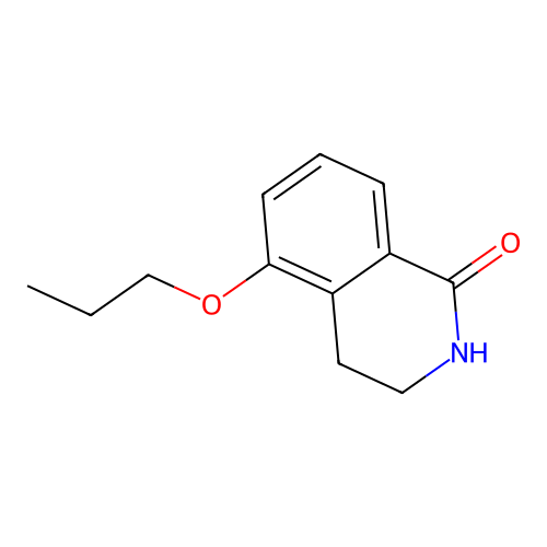 1(2H)-Isoquinolinone, 3,4-dihydro-5-propoxy- structure