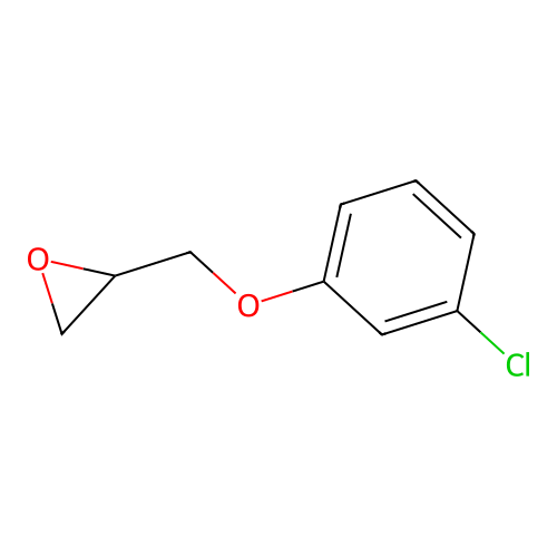 2-(3-Chlorophenoxymethyl)oxirane structure