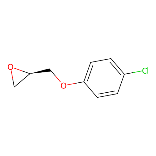 (R)-2-((4-Chlorophenoxy)methyl)oxirane structure