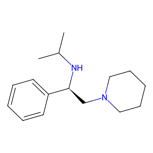 N-[(1R)-1-phenyl-2-piperidin-1-ylethyl]propan-2-amine structure