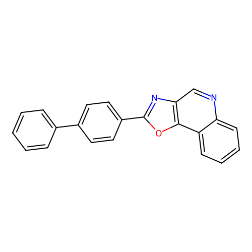 2-(4-Phenylphenyl)-[1,3]oxazolo[4,5-c]quinoline structure