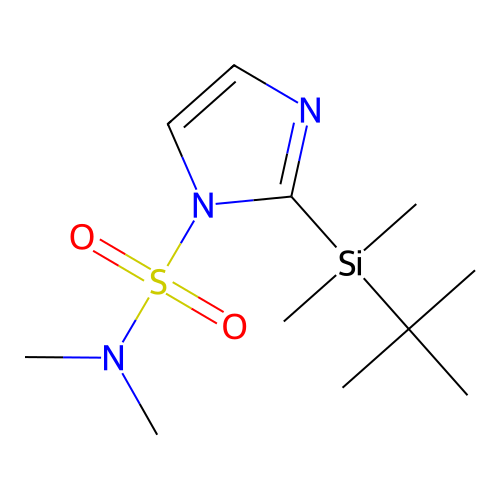 2-(tert-Butyldimethylsilyl)-N,N-dimethyl-1H-imidazole-1-sulfonamide structure