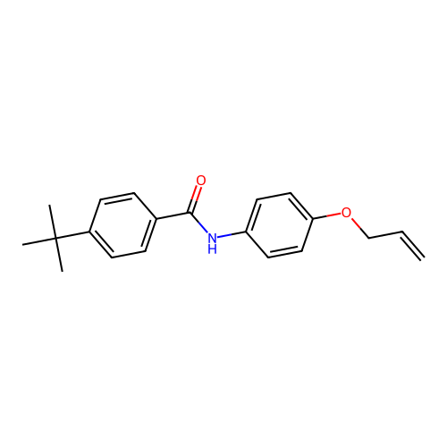 4-tert-butyl-N-[4-(prop-2-en-1-yloxy)phenyl]benzamide structure