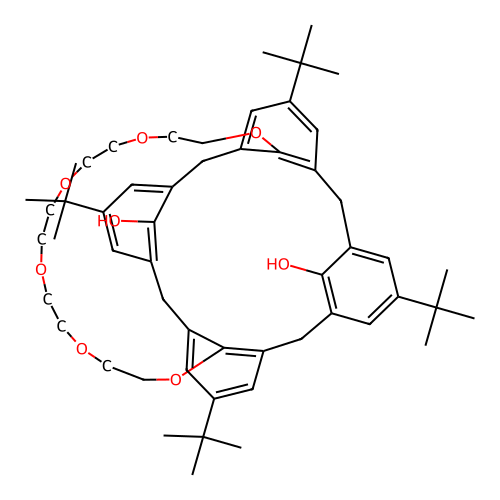 4-TERT-BUTYL-CALIX[4]ARENE-CROWN-6-COMPLEX structure