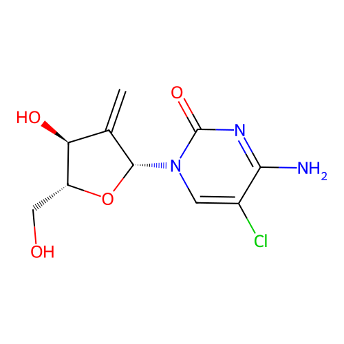 5-Chloro-2'-deoxy-2'-methyleneCytidine structure