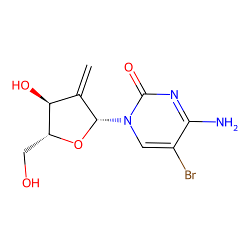5-Bromo-2'-deoxy-2'-methyleneCytidine structure