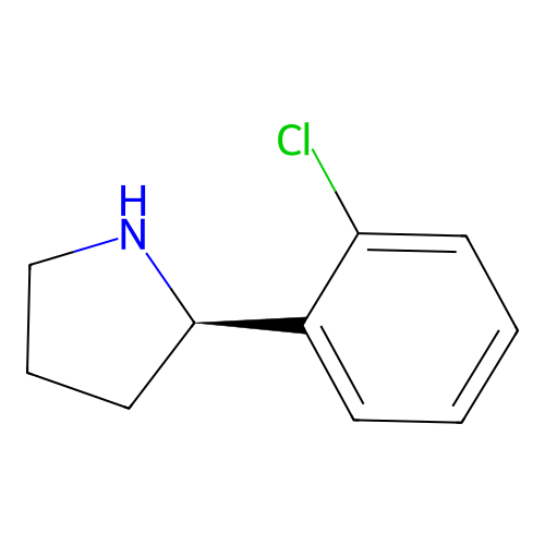 (R)-2-(2-Chlorophenyl)pyrrolidine structure