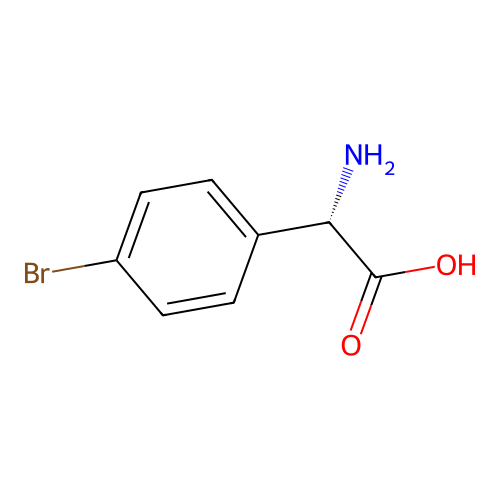 (S)-2-Amino-2-(4-bromophenyl)acetic acid structure
