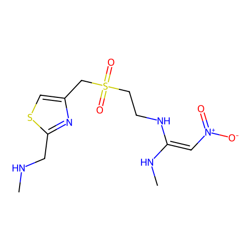 Nizatidine sulfoxide structure