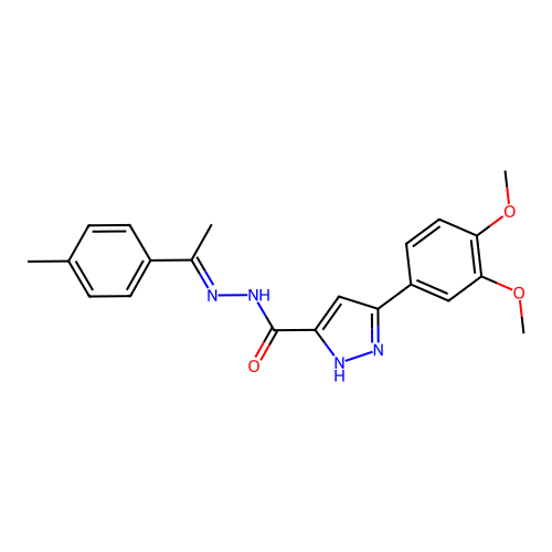 C21H22N4O3 structure