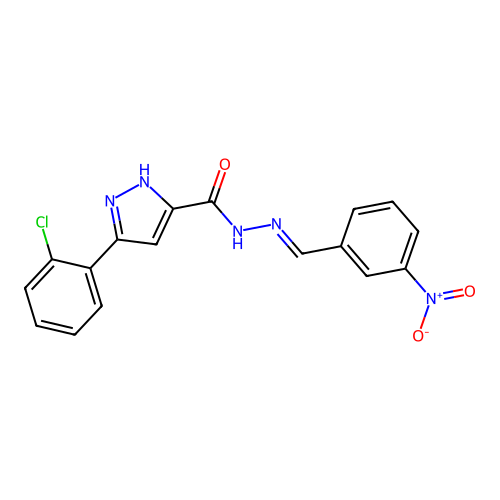 C17H12ClN5O3 structure
