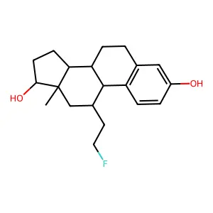 11-(2-Fluoroethyl)estradiol structure