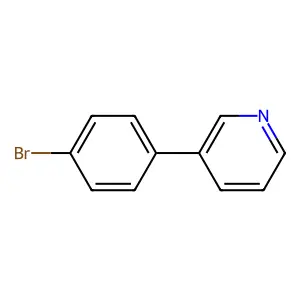 3-(4-Bromophenyl)pyridine structure