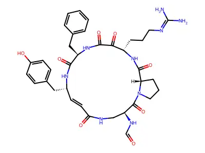 环蒂壳酰胺 A structure