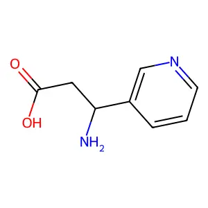 (S)-3-Amino-3-(pyridin-3-yl)propanoic acid structure