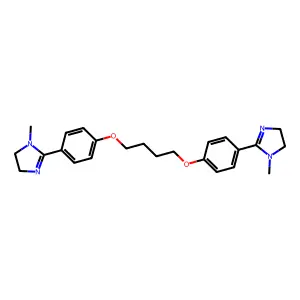 Pentamidine analog structure