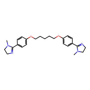 Pentamidine analog structure