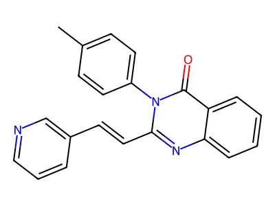 3-(4-methylphenyl)-2-[(E)-2-pyridin-3-ylethenyl]quinazolin-4-one structure