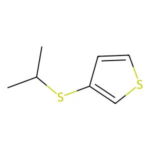 Thiophene, 3-(1-methylethyl)thio structure