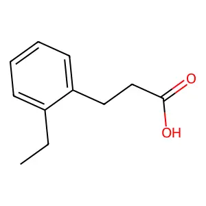 3-(2-Ethylphenyl)propanoic acid structure