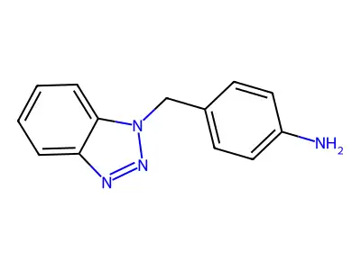 4-((1H-Benzo[d][1,2,3]triazol-1-yl)methyl)aniline structure