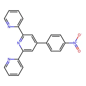 4'-(4-Nitrophenyl)-2,2':6',2''-terpyridine structure