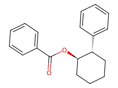 (2-Phenylcyclohexyl) benzoate structure
