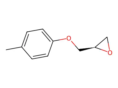 (2R)-2-[(4-methylphenoxy)methyl]oxirane structure