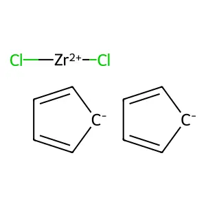 雙環戊二烯基二氯化鋯 structure