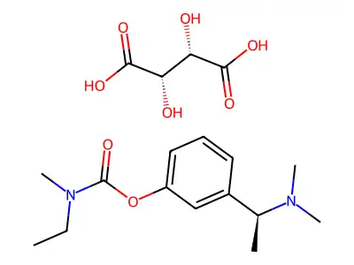 Rivastigmine tartrate structure