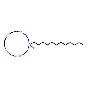 N-十二烷基单氮杂-15-冠-5-N-氧化物 structure