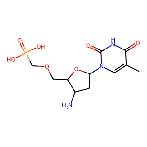 DiNa-5'-O-Phosphonomethyl-3'-NH2-dT structure