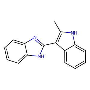 1H-Benzimidazole, 2-(2-methyl-1H-indol-3-yl)- structure