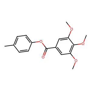 4-Methylphenyl 3,4,5-trimethoxybenzoate structure
