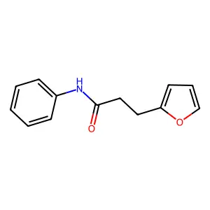 3-(furan-2-yl)-N-phenylpropanamide structure