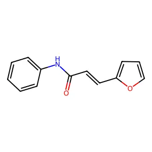 (E)-3-(furan-2-yl)-N-phenylacrylamide structure